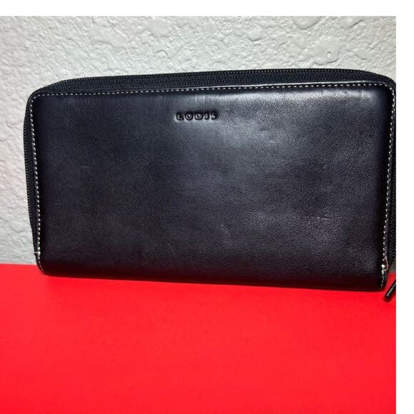 Lodis very soft black leather wallet - Picture 6 of 11